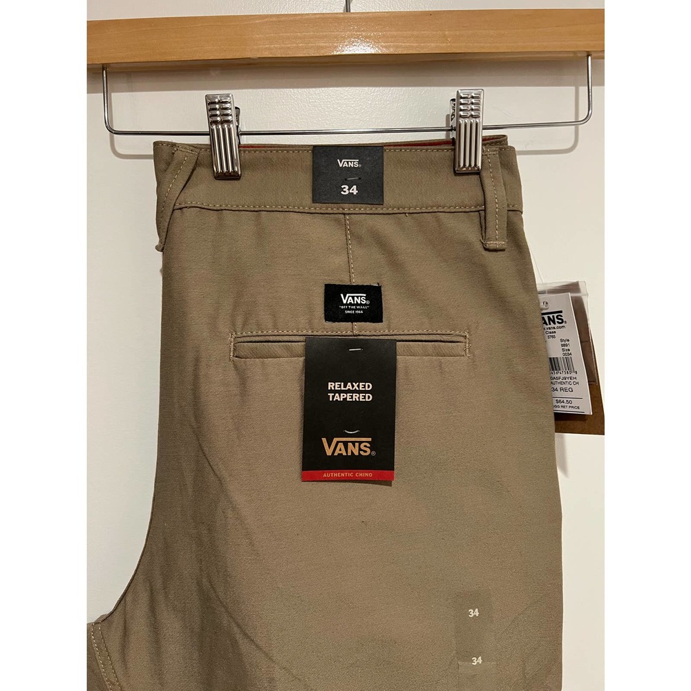Vans Authentic Chino Glide Relaxed Taper Pants (dirt/khaki)